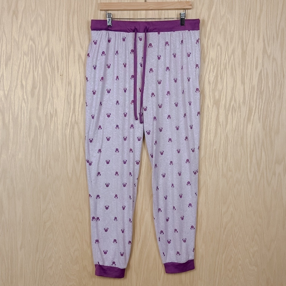 Disney Character Cozy Purple Minnie Mouse Pajama Set - Picture 9 of 16